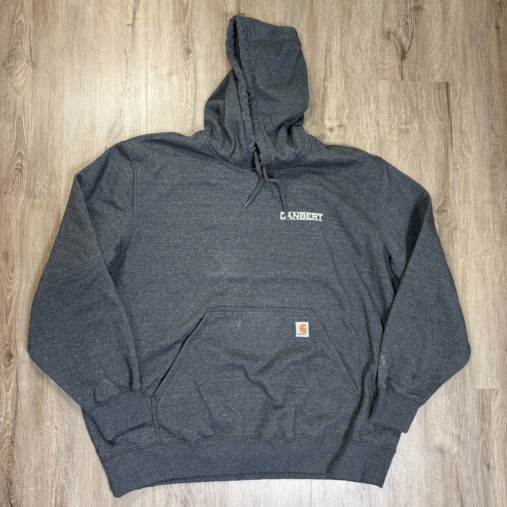Carhartt Rain Defender Hoodie Mens 2XL Gray Paxton Pullover 100615